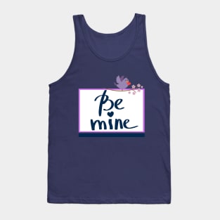 Be mine - Purple LOVE Bird Tank Top